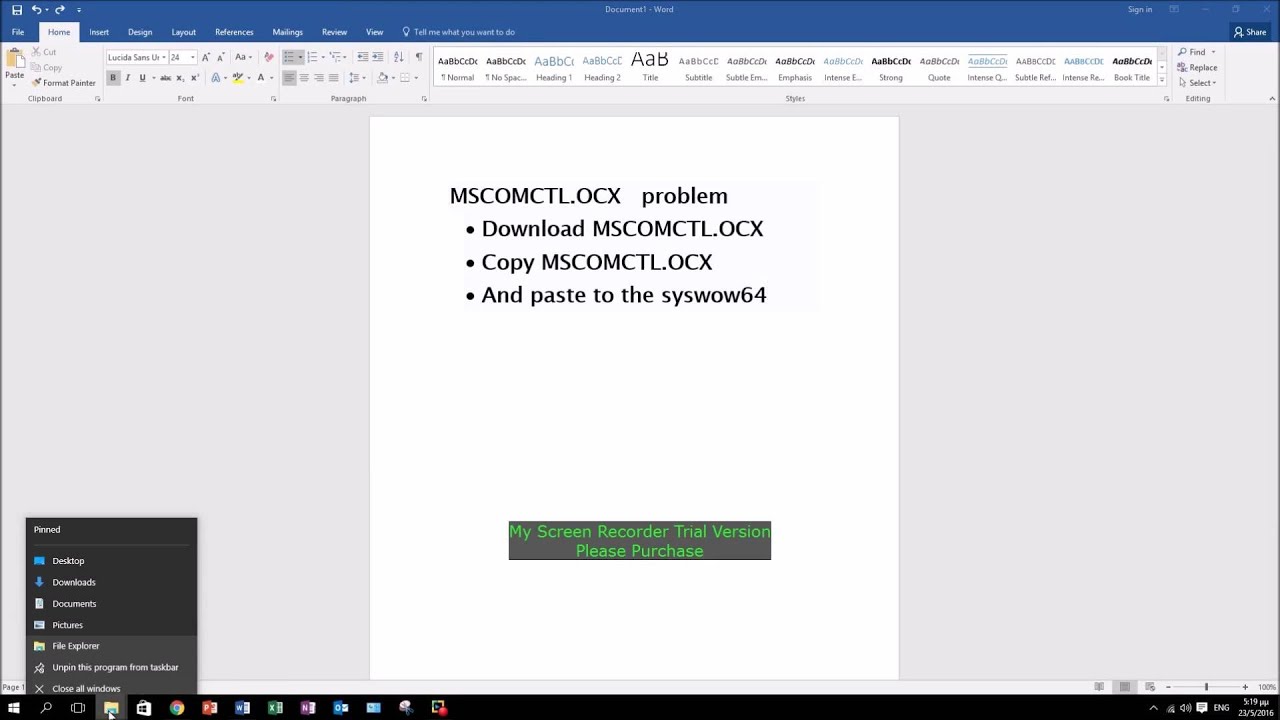 mscomctl ocx download